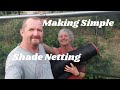 Making a Simple Shade Netting Frame and A Bird Rescue.  156