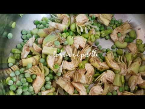 Pasta fave e carciofi  (frittella palermitana)