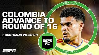 Colombia defeat Ghana to advance to the Round of 16 🔥 + Egypt vs. Australia reaction | ESPN FC