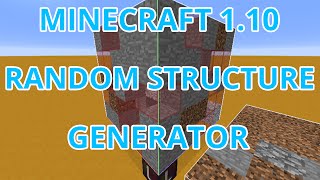 Minecraft 1.10 Randomizer+Random Structure Generator