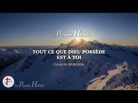 TOUT CE QUE DIEU POSSÉDE EST À TOI