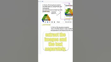 Drive - How to extract images from a PDF file? | #Shorts