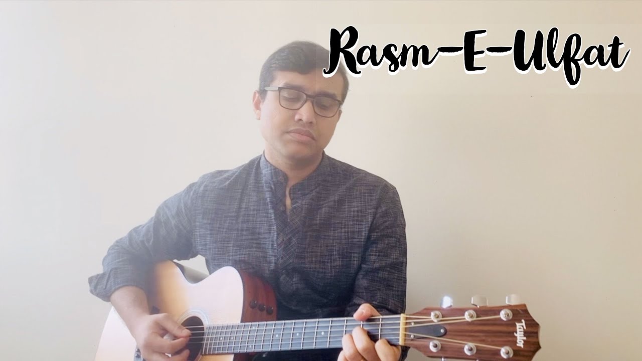 Musis Rasm Rasm-e-ulfat | Lata Mangeshkar | Madan Mohan | Acoustic Cover by ...