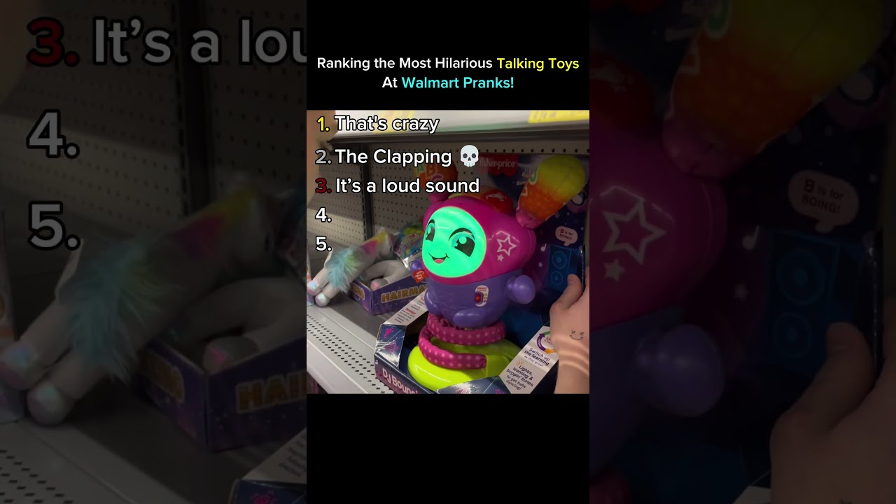 Ranking The Most Hilarious Talking Toys At Walmart Prank