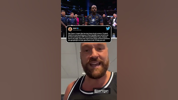 Tyson Fury responds regarding Jon Jones 👀 (via tysonfury/IG)