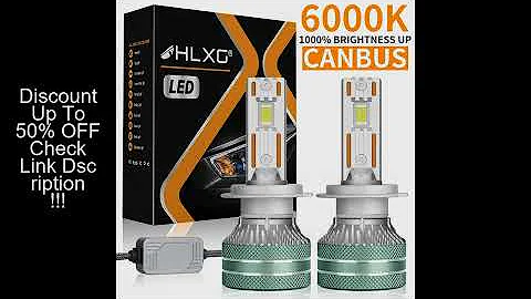 HLXG H7 H4 H11 K5C LED Headlights 5570 CSP H11 H1 H3 H8 H9 9005 HB3 9006 HB4 9012 HIR2 Car Headlamp