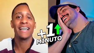 Se eu rir, aumento +1 minuto de vídeo