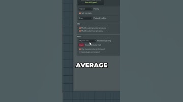FL Studio CPU Reduction Tutorial 🔧 #shorts