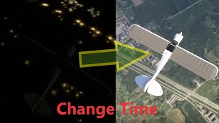 microsoft flight simulator how to change time of day