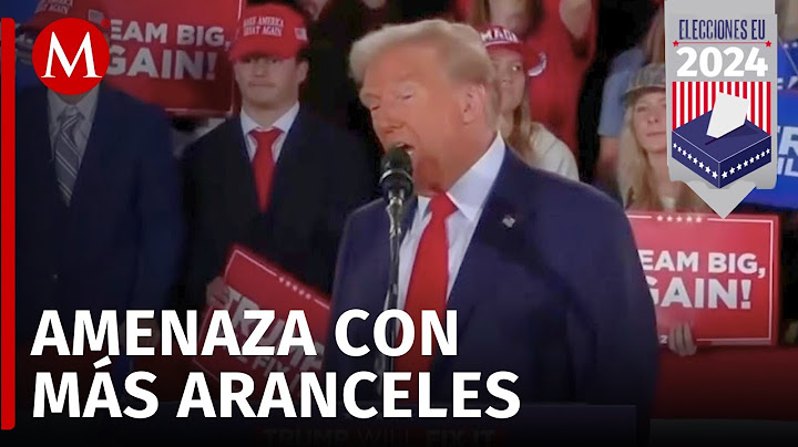 Donald Trump finaliza campaña en Carolina del Norte