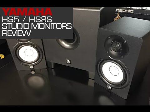 Yamaha HS5 / HS8S Powered Studio Monitors Review BBoyTechReport.com - -  YouTube