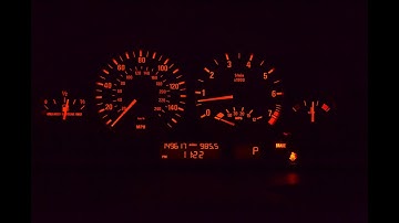 How to wire a BMW e46 cluster for games.