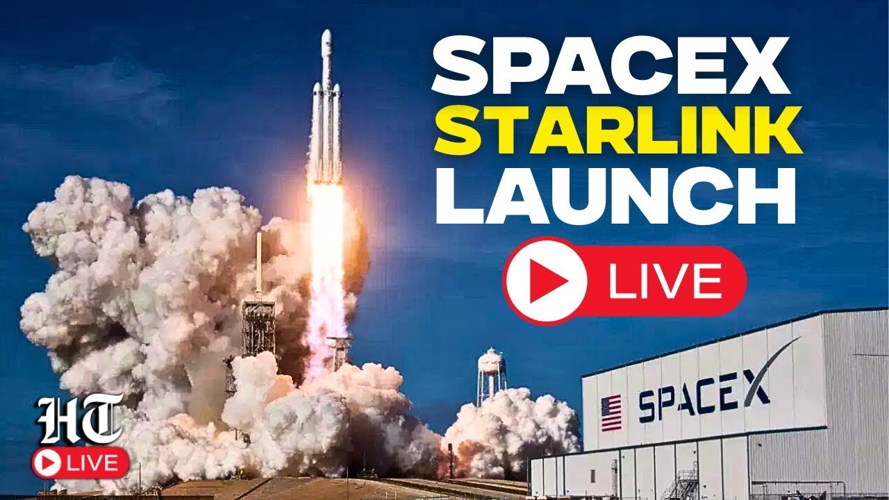 SpaceX Launch Live | Falcon 9 Rocket Launches 29 Starlink Satellites ...