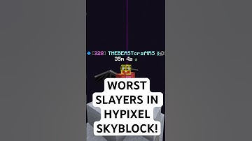 Top 3 WORST Slayers In Hypixel Skyblock