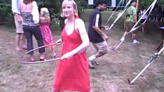Hula Hoop at Pauline and Mike's Wedding Reception in Mystic.AVI
