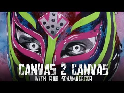 The Best Rey Mysterio Painting? WWE Canvas 2 Canvas