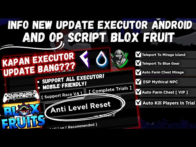 UPDATE ] BLOX FRUIT SCRIPT MOBILE AND INFO UPDATE EXECUTOR, AUTO RACE V4  QUEST!, SMOOTH