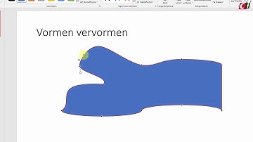 PowerPoint - vormen vervormen