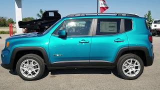 First Look At 19 Jeep Bikini Blue Color Review Walk Around Renegade Wisconsin Www Summitauto Com Youtube