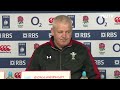England v Wales: Press Conference