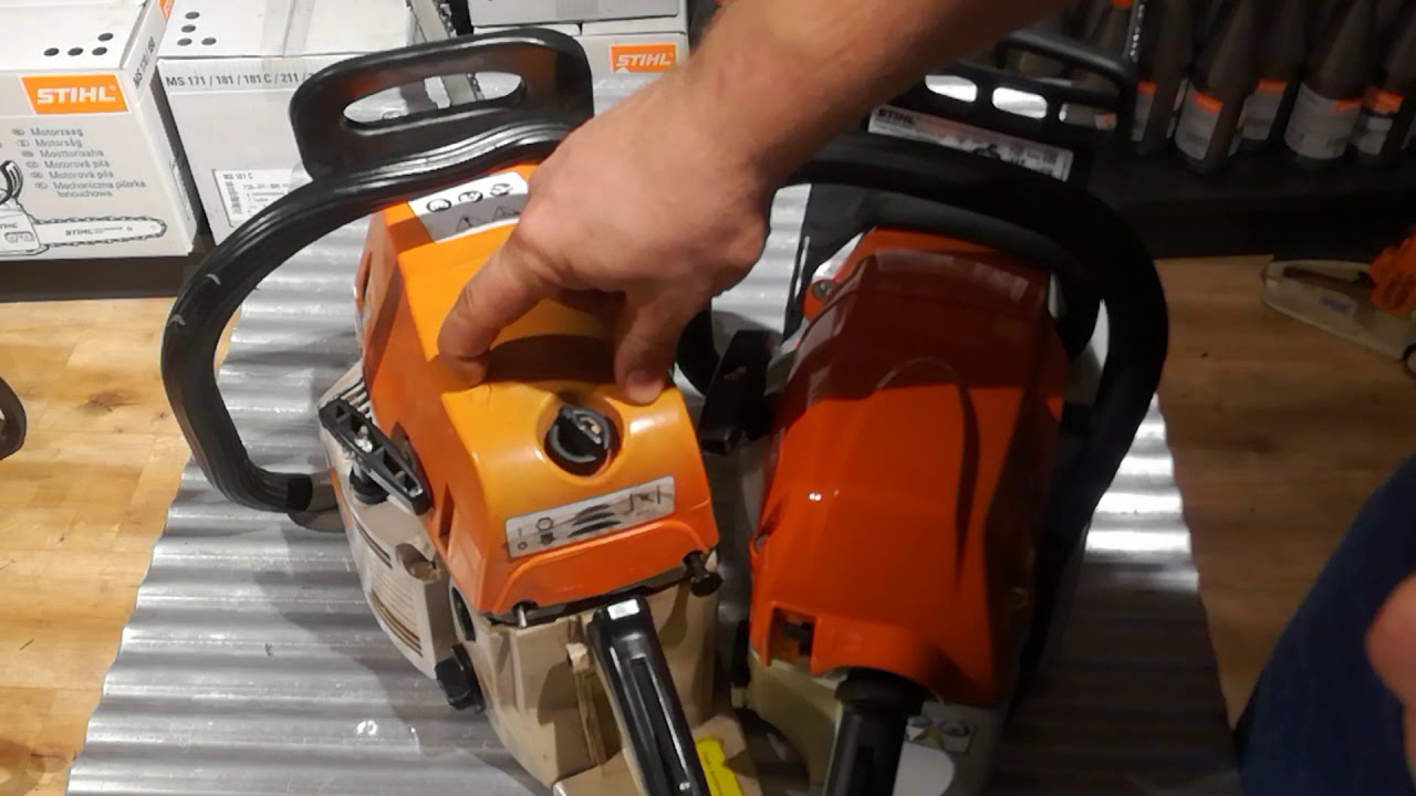 Stihl Motorsäge Original vs Fälschung(fake)vergleich unterscheiden