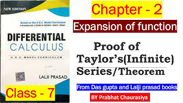 7. Differential calculus || For B.A/B.Sc  part 1 || Taylor