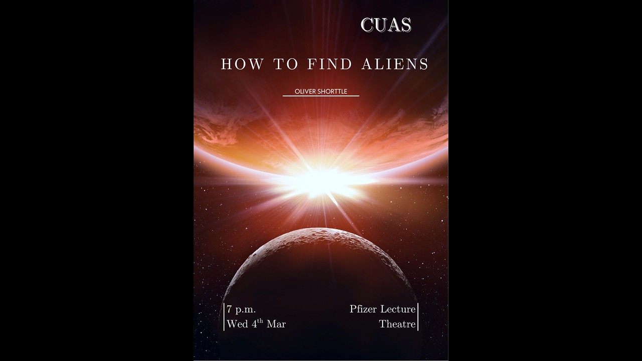 How to find aliens - Prof. Oli Shorttle