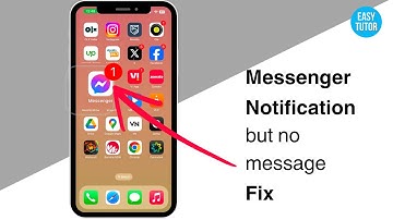 Facebook Messenger Notification But No Message Fix (2025)