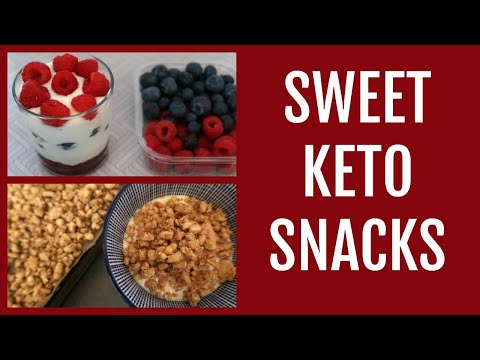 Sweet Keto Snacks | Quick Easy Low Carb Snack Ideas - Youtube