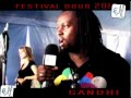 Capture de la vidéo Gandhi En Interview Au Festival De Dour