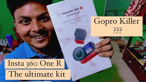Insta 360 one R ultimate kit Unboxing | My First Action Camera for Vlogs | Review | first impression