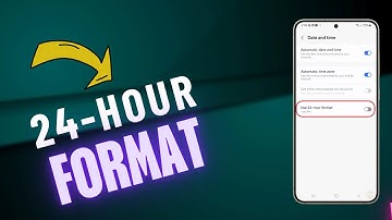 How to Set Clock To Use 24 Hour Format or AM/PM on Galaxy S24