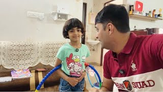 Navya or papa aaj sunday ko fun day bna rhe hai😳 #sundayvlog #unbelievablenavya #navya #video