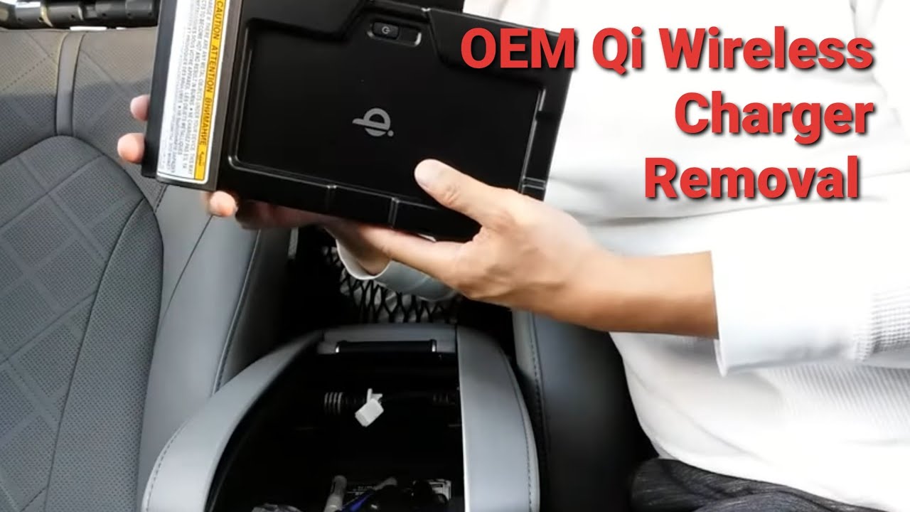 Qi Wireless Charger Removal from center console for 20202022 Toyota