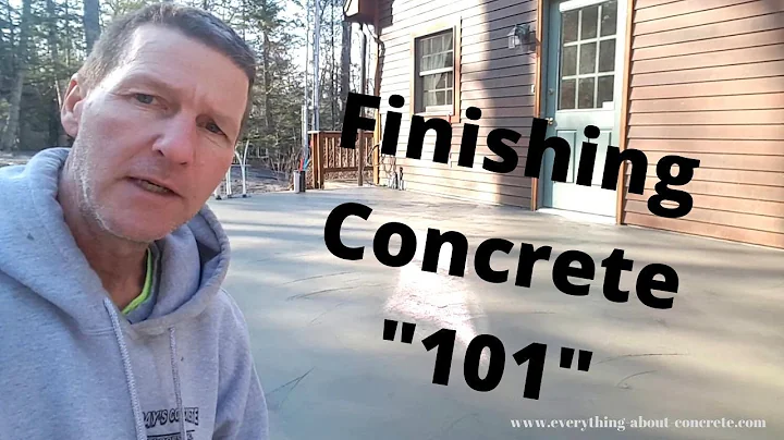 Concrete Finishing Tips | Pouring And Finishing A Small Concrete Floor