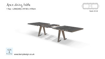 Apex extending dining table