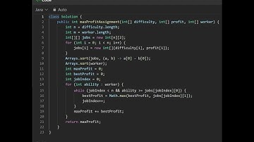 826 Most Profit Assigning Work