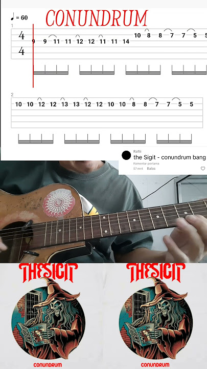 Conundrum the sigit intro cover with tabs #guitar #acoustic #guitartutorial