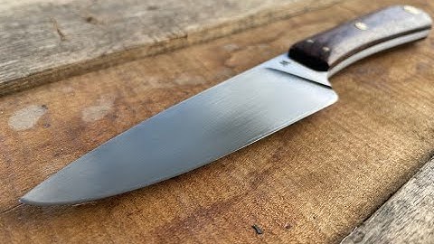 Making A Stainless Steel Paring Knife.