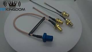 SMA to IPX-1 Pigtail Jumper RP SMA Female to U.fl IPX RG178 1.13 Ca