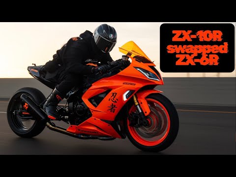 1ST EVER ZX-10R SWAPPED ZX-6R - YouTube