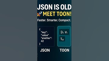 Is JSON Dead? Meet TOON in 1 Minute!. #json #toon #toons #feedshorts #feed #shortsfeed #ai #coding