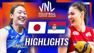 Japan 🇯🇵 vs. Serbia 🇷🇸 - Highlights | Week 2 | Women's VNL 2026