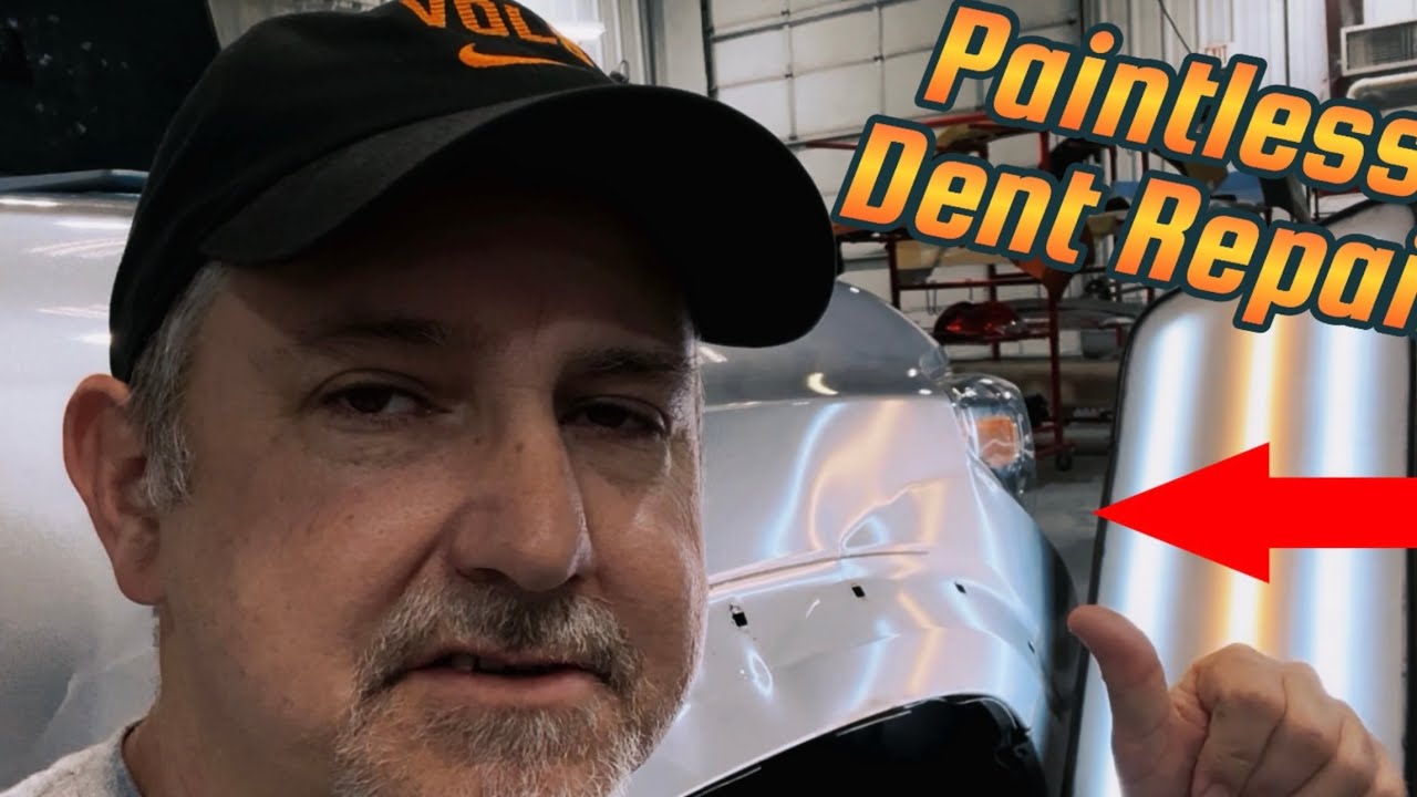 Едва поддающееся восстановлению крыло, ремонт без покраски. PDR ПОБЕДИЛ!!!