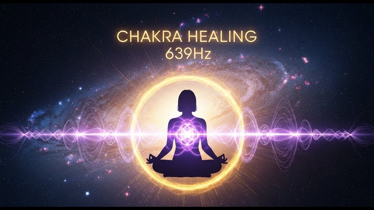 639Hz Heart Chakra Meditation | Healing Frequency for Love, Balance, Emotional Peace & Inner Calm