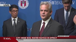 FULL PRESS CONFERENCE: Austin's boil water notice