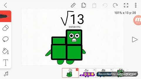 Numberblocks Radical Radical 13 To Radical 16