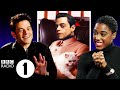 "So I shouldn't have stroked the cat...?" Bond's Rami Malek and Lashana Lynch on No Time To Die.