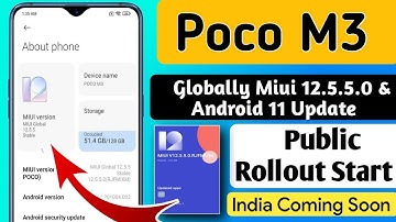 Poco M3 Globally Miui 12.5 Enhanced & Android 11 Public Rollout Start & India Coming Soon