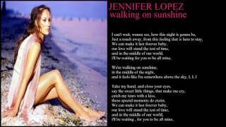 Jennifer Lopez Walking On Sunshine  S